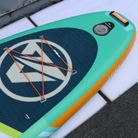 Planche de SUP personnalisée en PVC double couche pour sports nautiques en eau plate