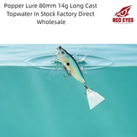 Échantillon Gratuit Leurre Splash Popper 80mm 14g Lancer Longue Distance Surface En Stock Vente Directe Usine