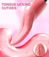 Beliebtes Design Vibrator Bester Vibrator für Frauen mit Leckfunktion und Vibrierender Zunge