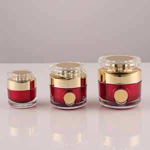 Sang Trọng Ưa Thích 30G 50G Vuông Pha Lê Acrylic Mỹ Phẩm Nhựa Kem Jar Mỹ Phẩm Jar Chăm Sóc Da Phụ Nữ Mặt Kem Jar - Product Image 3