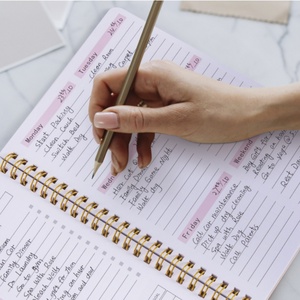 Không thấm nước <span class=keywords><strong>PP</strong></span> Bìa A5 cuộn dây máy tính xách tay dày bên trong trang kế hoạch bìa cứng Tạp Chí hàng tuần xoắn ốc máy tính xách tay văn phòng máy tính xách tay - Product Image 5