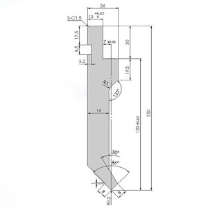 Matrices de presse plieuse CNC, poinçons supérieurs et inférieurs en acier SKD11, SAIL TOOL, tolérance de 0,01 mm pour le pliage, le formage, le bordage et les angles vifs - Product Image 3