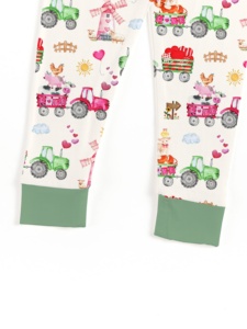Pyjamas bébé en bambou respirant extensible dans les quatre sens Miozing, ensembles de pyjamas à manches longues, vêtements pour bébé directement de l'usine - Product Image 5