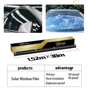 Wesun ATS-20UV Màu Chính 1 Ply + Uv99 Chip-Dye Phim Ô Tô Cửa Sổ Tint Phim 1.52*30 Meter 1.2mil Xe Năng Lượng Mặt Trời Cửa Sổ Phim - Product Image 3