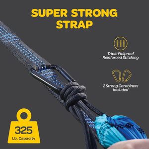 Hamaca Resistente de Poliamida para Camping y Senderismo, Capacidad de 400 lb/200 kg, Portátil, Plegable para Viajes - Product Image 4
