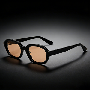 Lunettes de soleil polarisées rétro carrées à petite monture avec verres TAC pour hommes, style urbain, en acétate de haute qualité, personnalisables avec logo, modèle <span class=keywords><strong>2026</strong></span> - Product Image 3