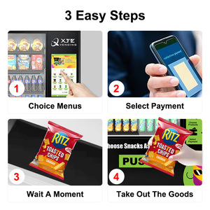 Máquina Expendedora Inteligente de Alimentos y Bebidas, Operada con Monedas, 24 Horas, Pantalla Táctil Automática, Máquina Expendedora de Snacks y Bebidas - Product Image 4