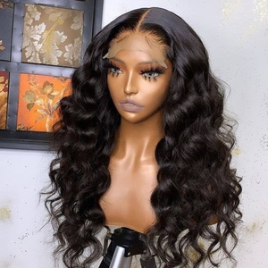 Perruques de cheveux humains en vrac 100% Ray Hair, perruques de cheveux humains péruviens sans colle Hd Transparent 360 Lace Frontal Wigs pour femmes - Product Image 2