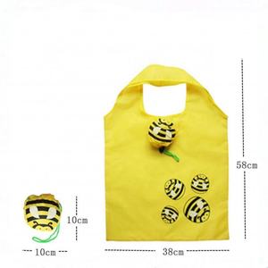 Custom Eco-Friendly Cartoon Recycled Polyester Foldable Shopping Bag Portable Leisure Fashion Foldable <b>Gift</b> Bag - Product Image 2