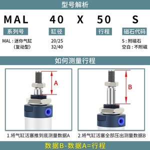 กระบอกลมนิวแมติกทรงกลมขนาดเล็ก Qingze 16 มม. สแตนเลสสตีล พร้อมแผ่นกันกระแทกแบบฟันใน รุ่นทั่วไป สำหรับการใช้งานที่ซับซ้อน - Product Image 2