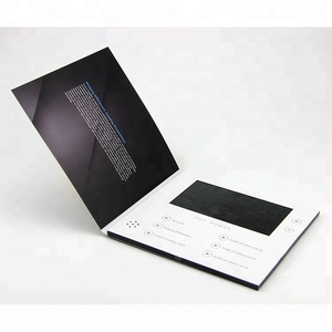 Bán Sỉ Thẻ Giấy Thủ Công Nghệ Thuật Số Cho Doanh Nghiệp Đồ Dùng Khuyến Mại Sách Brochure Màn Hình Video Lcd - Product Image 3