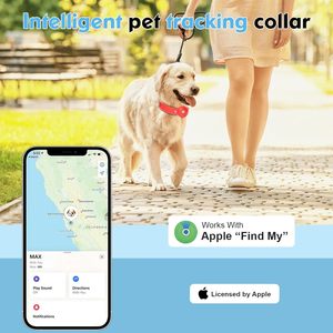 GPS Tracker for <b>Dogs</b> 2 in 1 Smart Pet <b>Collar</b> Bluetooth Real Time Tracking Waterproof Nylon <b>Collar</b> for <b>Small</b> Medium Large Breeds - Product Image 2