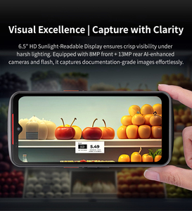 TC65 siêu gồ ghề PDA cầm tay máy tính di động Android Máy quét mã vạch với mt8791t CPU 8 + 128GB Android 13 GMS wifi6 5g mạng - Product Image 3