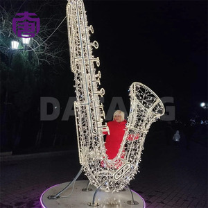 Outdoor Musical Instrument Motif <b>Lighting</b> LED Christmas Decoration for Street Garden Landscape Project - Product Image 2