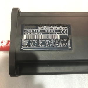 Motor de CA Original Nuevo Bo&sch Rex&roth R911274565/MKD071-0U550, 5500 RPM, 1.5kW, 3Nm para Equipos de Automatización Industrial - Product Image 1