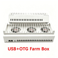 Hub USB 20 ports pour boîtier de carte mère de téléphone portable avec contrôle de synchronisation par lots Noir & Blanc