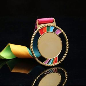 Médaille de récompense personnalisée en alliage vierge pour Taekwondo, Karaté, Jiu-Jitsu, avec ruban coloré, pour le sport - Product Image 4