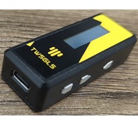 DAC/AMP portable Type C avec affichage du débit, design mini carte graphique, carte son externe, amplificateur casque pour smartphone et ordinateur