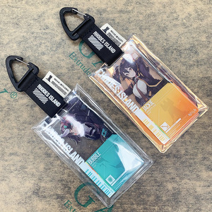 Porta Tarjetas con Gancho Transparente, Protector de Pases para Eventos de Anime y <span class=keywords><strong>Arknights</strong></span>, Insignia Acrílica Personalizable - Product Image 1