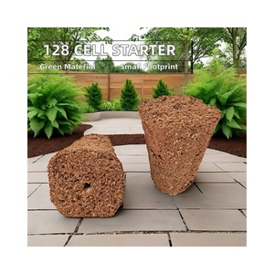 Mejores esponjas de inicio de cultivo de coco para clonación de plantas en invernaderos, hidroponía y macetas de interior, bolsa de 128 unidades - Product Image 1