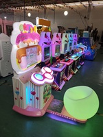 Machine de jeu d'arcade à pièces d'intérieur, machine de musique vidéo Drum King de luxe pour enfants à vendre