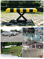Serrure extérieure de stationnement de voiture de type X en acier de vente chaude avec la barrière de serrure à télécommande