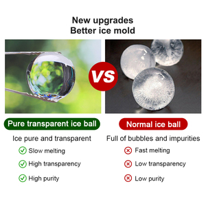 Tái Sử Dụng Silicone <span class=keywords><strong>Ice</strong></span> Khuôn Siêu Trong Suốt Whisky <span class=keywords><strong>Ice</strong></span> Ball Nhà Sản Xuất Khuôn Xô <span class=keywords><strong>Ice</strong></span> <span class=keywords><strong>Cube</strong></span> Khay Cho Whisky Tequila Vodka Brandy - Product Image 3