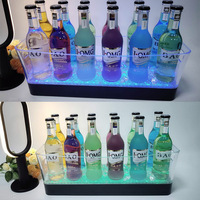 Seau à glace transparent grande capacité OEM, coloré et lumineux, pour bière, whisky, champagne, idéal pour bars, KTV et boîtes de nuit