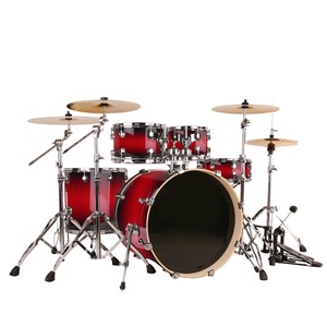 Juego de Batería Acústica de Metal de 5 Piezas, Duradero, <span class=keywords><strong>con</strong></span> Bombo, para Conciertos en Vivo, Precio de Fábrica - Product Image 3