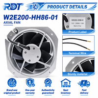 Ventilateur axial AC W2E200-HH86-01, solution de ventilation, équipement industriel, application de refroidissement des équipements industriels