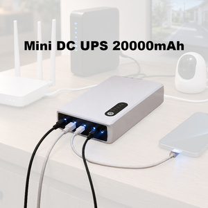 Batterie de secours mini UPS DC au lithium monophasée 20000mAh 12V2A pour routeur WiFi, caméra CCTV, modem - Product Image 1