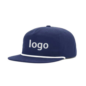Gorra Unisex de Algodón Blanco con Cierre a Presión, Logotipo en el Panel Frontal, Talla Ajustable, Estilo Casual, Gorra de 5 Paneles para las Cuatro Estaciones - Product Image 6
