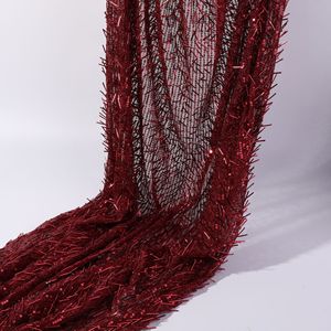 Venta caliente de lentejuelas tela bordada liguero tubo de cuentas tubo tridimensional moda elástica Tela bordada de lentejuelas - Product Image 5