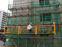 Plateforme suspendue temporaire chinoise en alliage d'aluminium Zlp800, nacelle électrique industrielle, échafaudage suspendu pour chantier de construction 5