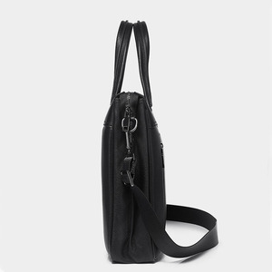 Marque de luxe Design en cuir végétalien sac à main d'affaires hommes bandoulière unique mallette pour ordinateur portable avec <span class=keywords><strong>porte</strong></span>-poignée de bagage - Product Image 3