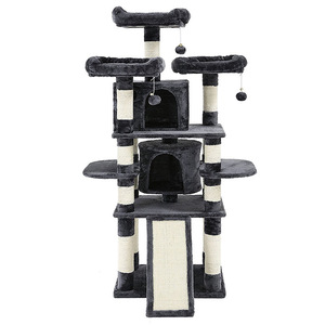 Yüksek Kaliteli Modern <span class=keywords><strong>Sisal</strong></span> Çevre Dostu Geniş Kedi Kulesi 5 Platformlu Çok Aktiviteli Kedi Ağacı Oturma Odası İçin Karton - Product Image 6