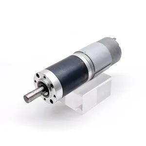 Engranaje planetario del motor de CC de alto par 5-4500RPM 6V 12V 24V 60kg.cm 42mm 45mm Motores de cepillo de baja velocidad