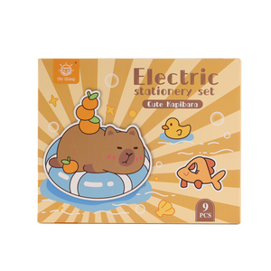<span class=keywords><strong>2025</strong></span> thiết kế mới capybara điện văn phòng phẩm đặt cho sinh viên từ Trung Quốc sản xuất - Product Image 4