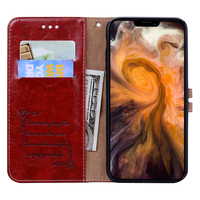Étui Portefeuille en Cuir PU de Luxe en Gros pour iPhone 11 Pro Max XS Max XR X 8 7P 6 et iPhone 12 Mini
