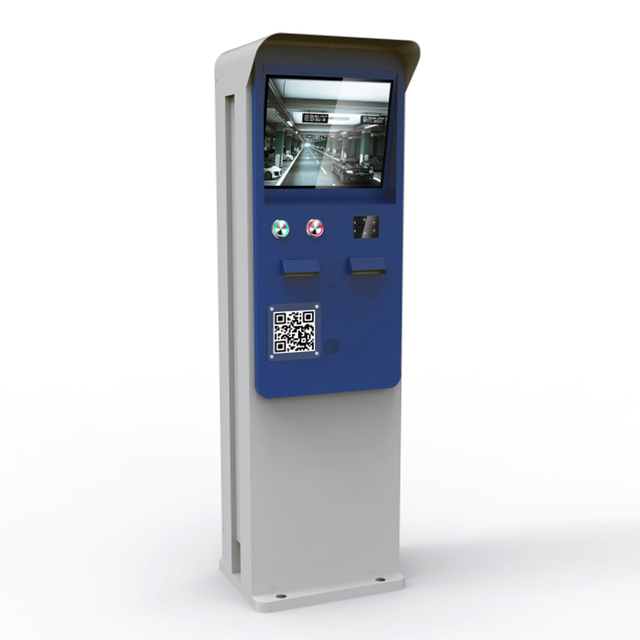 Parking Ticket Machine Self Service Car Parking Bill Acceptor Payment Kiosk Smart Outdoor Payment Kiosk System for Parking Lot