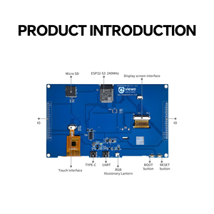 ESP32 S3 7 pulgadas 800*480 RGB TFT pantalla táctil ar-duino LVGL WIFI BLe Uart módulo inteligente - Product Image 6
