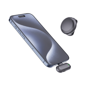 ไมโครโฟนไร้สายแบบวงกลม SX19 สำหรับบันทึกวิดีโอแบบพกพา ชนิดแม่เหล็ก พร้อมหัวต่อ Type C ตัดเสียงรบกวน สำหรับโทรศัพท์มือถือ - Product Image 4