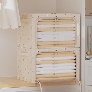 Hot Bán Chăn Chăn Hộp Lưu Trữ Có Thể Gập Lại Chức Năng Lưu Trữ Hộp Quần Áo Tổ Chức Vải Lưu Trữ Thùng Hộp Cho Quần Áo - Product Image 4