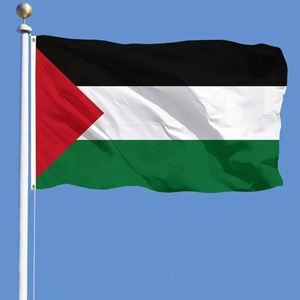 ธงปาเลสไตน์แบบกำหนดเอง ขนาด 3x5 ฟุต (90x150 ซม.) ผลิตจากโพลีเอสเตอร์ ทนทาน ใช้สำหรับแขวน/โบกสะบัด พร้อมห่วงโลหะสองอัน - Product Image 2