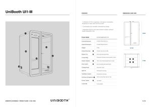UNIBOOTH Durable multifonction insonorisé bureau école gousses de travail Design moderne mobile intimité réunion enregistrement hôtels - Product Image 4