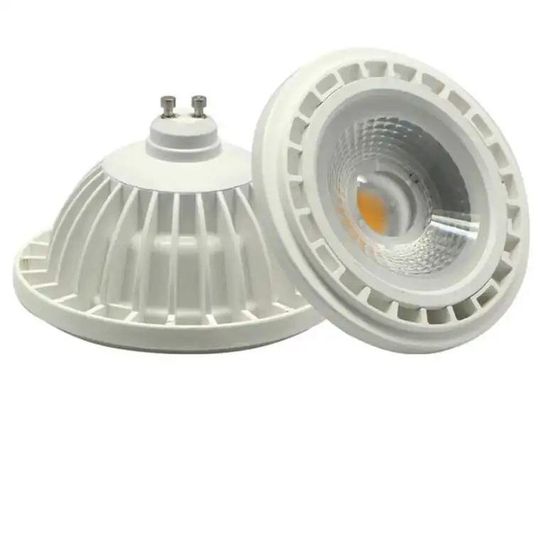 Светодиодная лампа AR111 15 Вт COB G53 GU10 QR111 с регулируемой яркостью 110 В 220 В DC12V заменяемая галогенная лампа