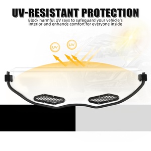 Parabrisas Delantero NICECNC UTV <span class=keywords><strong>X3</strong></span> para Can-Am <span class=keywords><strong>Maverick</strong></span> <span class=keywords><strong>X3</strong></span> 4x4 DS Turbo <span class=keywords><strong>DPS</strong></span> XRS XDS 2017-2024 con Revestimiento Resistente a los Rayos UV - Product Image 2