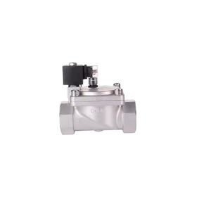 1 \ "Roestvrijstalen Pilotbediende Membraanmagneetventiel 2 \" Normaal Gesloten 220V Ac/12V 40Mm Solenoïde Voor Gasmedia - Product Image 1