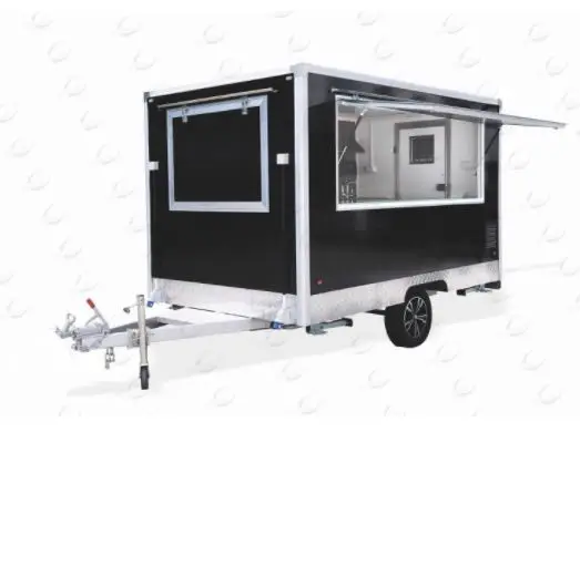 Equipados eua pequeno caravana móvel sorvete caminhão comida com sistema de água restaurante totalmente equipado