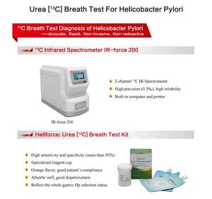 Ananlyzer C13 Infrarot spektrometer IR-Kraft 200 H. <span class=keywords><strong>Pylori</strong></span>-<span class=keywords><strong>TEST</strong></span> 75mg 50mg Testkits H. <span class=keywords><strong>Pylori</strong></span>-Diagnose geräte - Product Image 5